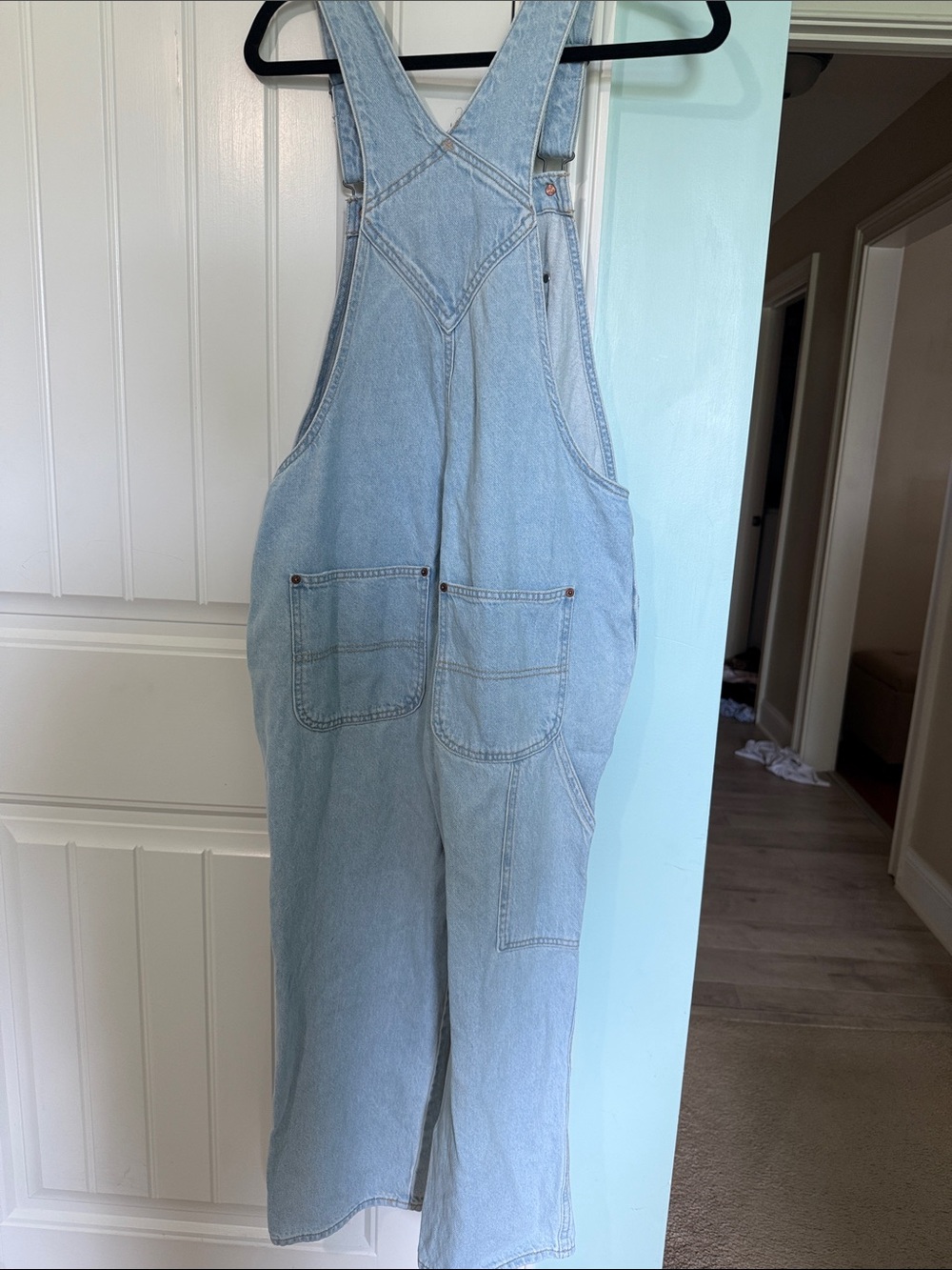 Old Navy Light Blue Denim Overalls Jumpsuit - Picture 4 of 6